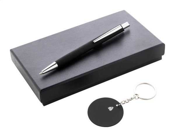 Miroset pen and key chain set