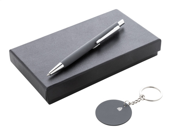 Miroset pen and key chain set
