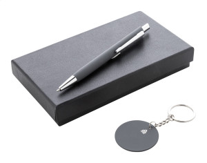 Miroset pen and key chain set - Reklamnepredmety