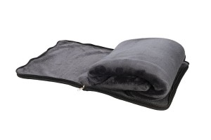 SCHWARZWOLF AMIATA Travel blanket with carabiner - Reklamnepredmety