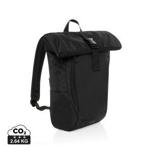 Swiss Peak Aware™ RPET Leonard 15.6 inch laptop backpack - Reklamnepredmety