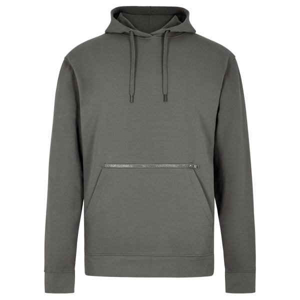 Pique Hoodie with Zipped Pocket