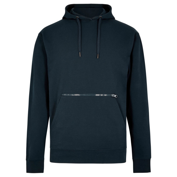 Pique Hoodie with Zipped Pocket
