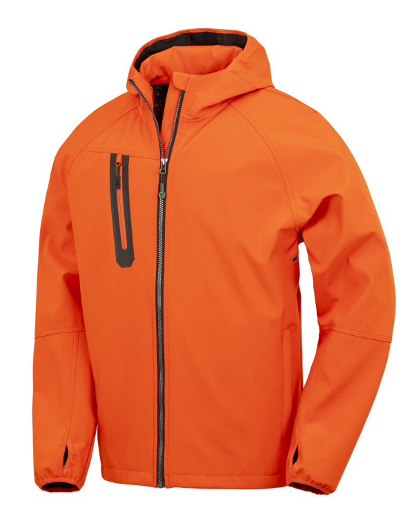 3-Layer Recycled Printable Casual Hooded Softshell