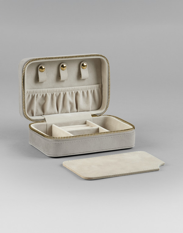 Velvet Travel Jewellery Box