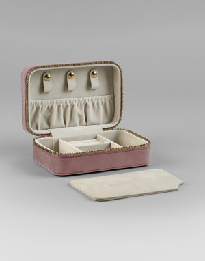 Velvet Travel Jewellery Box - Reklamnepredmety