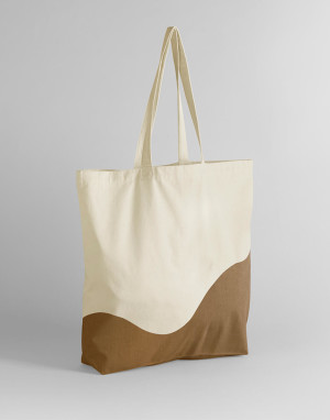 Organic Cotton Wave Print Maxi Tote - Reklamnepredmety