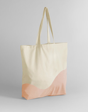 Organic Cotton Wave Print Maxi Tote - Reklamnepredmety