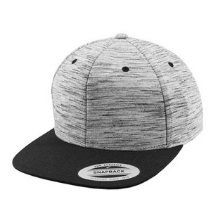 FX6089SC Stripes Melange Crown Snapback - Reklamnepredmety