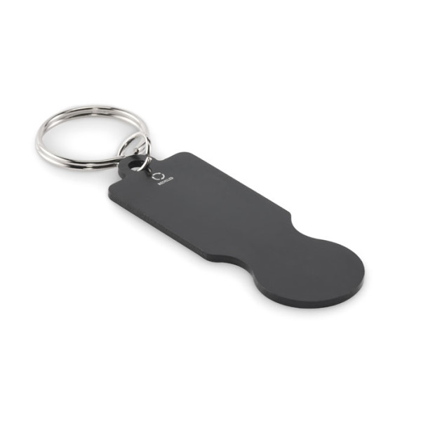 Key ring and token for trolley TOKLEY