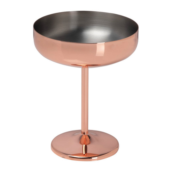 Copper martini glass, 300 ml