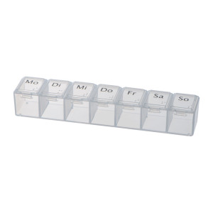 Plastic medicine box - Reklamnepredmety