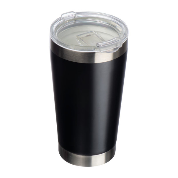 Stainless steel mug with ceramic interior