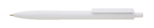 WHITE ballpoint pen plastic - Reklamnepredmety