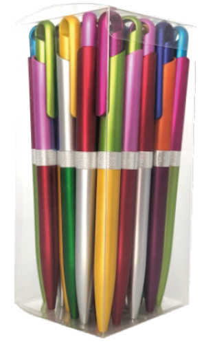 FIROL CREATIVE ballpoint pen plastic mix 25 pcs colored components /D - Reklamnepredmety