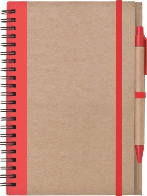 LIBRO A5 notebook with pen - Reklamnepredmety