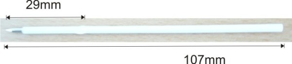 refill X20, 107mm white - 0.7mm