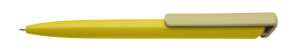 BOIA ballpoint pen plastic yellow - Reklamnepredmety