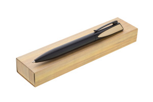 QUARA ballpoint pen bamboo/metal - Reklamnepredmety