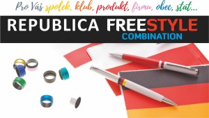 REPUBLICA FREESTYLE ballpoint pen plastic - Reklamnepredmety