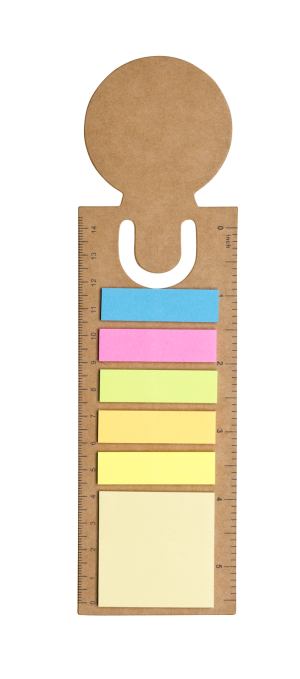 SEGNA* bookmark with self-adhesive notes - Reklamnepredmety