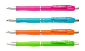SOLIDLY NEON ballpoint pen plastic - Reklamnepredmety