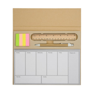 MELLE desk planner set - Reklamnepredmety