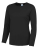 JC012 Girlie Long Sleeve Cool T - JC012_Jet-Black - variant Ls 1000078413