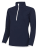 JC036 Girlie Cool 1/2 Zip Sweat - JC036_French-Navy_Arctic-White - variant Ls 1000078588