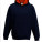 JH003K Kid´s Varsity Hoodie - JH003K-New-French-Navy-Fire-Red - variant Ls 1000080307