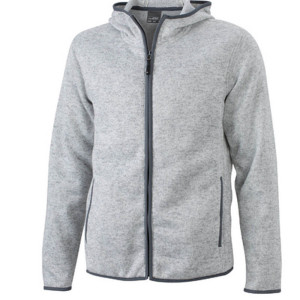 JN589 Men´s Knitted Fleece Hoody - Reklamnepredmety