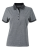 JN705 Ladies` Heather Polo - JN705_Black-Melange_Black - variant Ls 1000090358