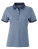 JN705 Ladies` Heather Polo - JN705_Blue-Melange_Navy - variant Ls 1000090363