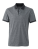 JN706 Men`s Heather Polo - JN706_Black-Melange_Black - variant Ls 1000090393