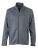 JN762 Men`s Knitted Fleece Jacket - JN762_Dark-Grey-Melange_Silver-(Solid) - variant Ls 1000090496