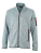 JN762 Men`s Knitted Fleece Jacket - JN762_Light-Grey-Melange_Red - variant Ls 1000090508