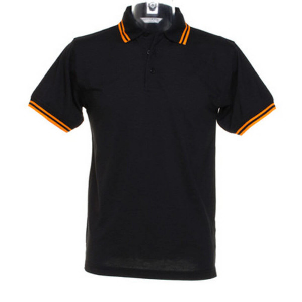 K409 Tipped Collar Polo