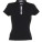 K770 Corporate Top V Neck Mandarin Collar - K770-Black - variant Ls 1000097833