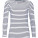 L01403 Women´s Long Sleeve Striped T-Shirt Marine - L01403-White-Navy - variant Ls 1000112858