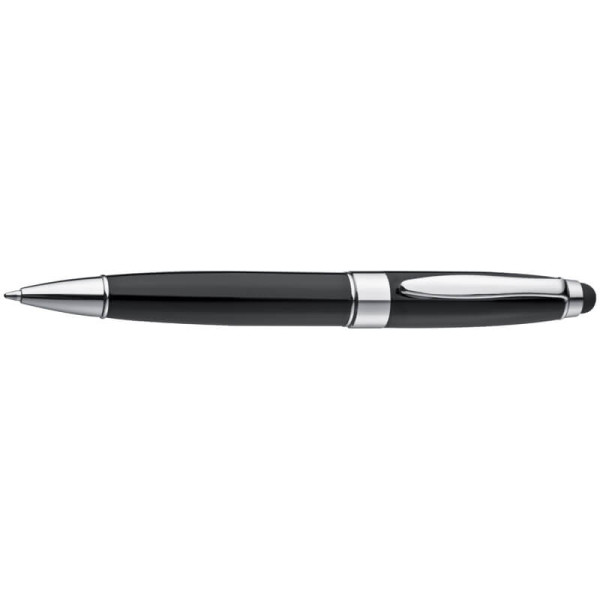 Metal ball pen with touch pad function