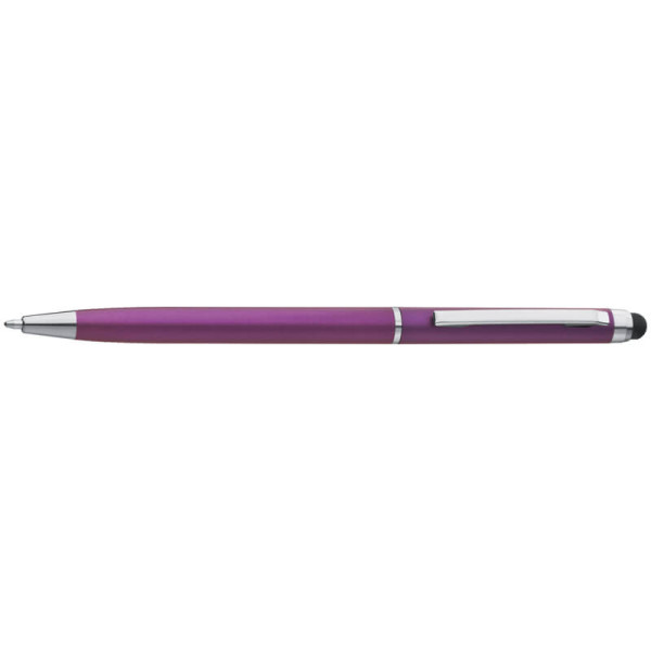 Plastic ball pen with touch function