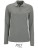 L02083 Womens Long-Sleeve Piqué Polo Shirt Perfect - L02083_Grey-Melange - variant Ls 1000233089