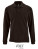 L02087 Mens Long-Sleeve Piqué Polo Shirt Perfect - L02087_Black - variant Ls 1000233025