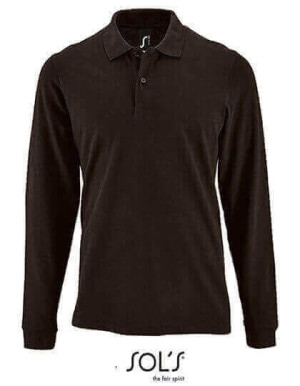 L02087 Mens Long-Sleeve Piqué Polo Shirt Perfect - Reklamnepredmety