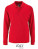 L02087 Mens Long-Sleeve Piqué Polo Shirt Perfect - L02087_Red - variant Ls 1000233001