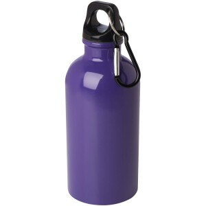 400 ml Oregon stainless steel water bottle with RCS certification and carabiner - Reklamnepredmety