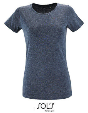 L02758 Womens Round Neck Fitted T-Shirt Regent - Reklamnepredmety