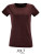 L02758 Womens Round Neck Fitted T-Shirt Regent - L02758_Heather-Oxblood - variant Ls 1000232934
