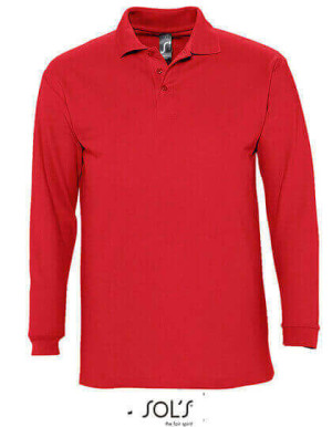 L549 Longsleeve Polo Winter II - Reklamnepredmety
