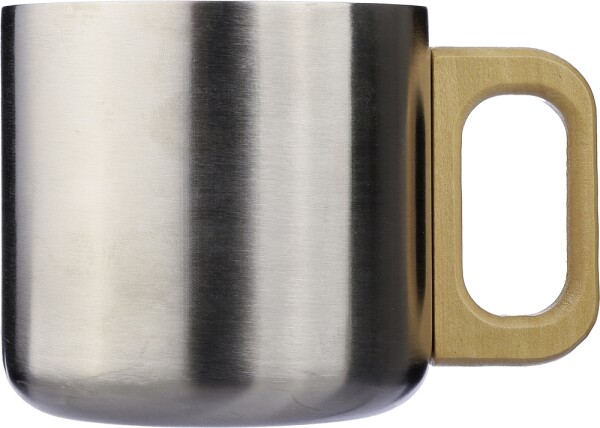 Recycled stainless steel double-walled mug 400 ml Dwight